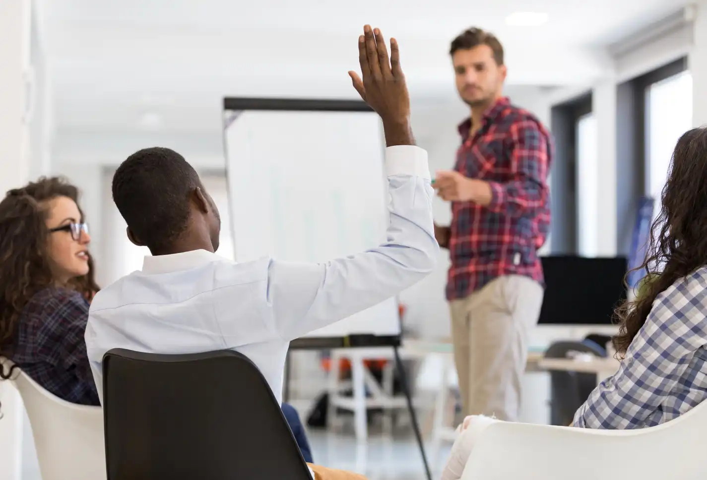 Collaborateurs Lafôret face à un formateur Lafôret