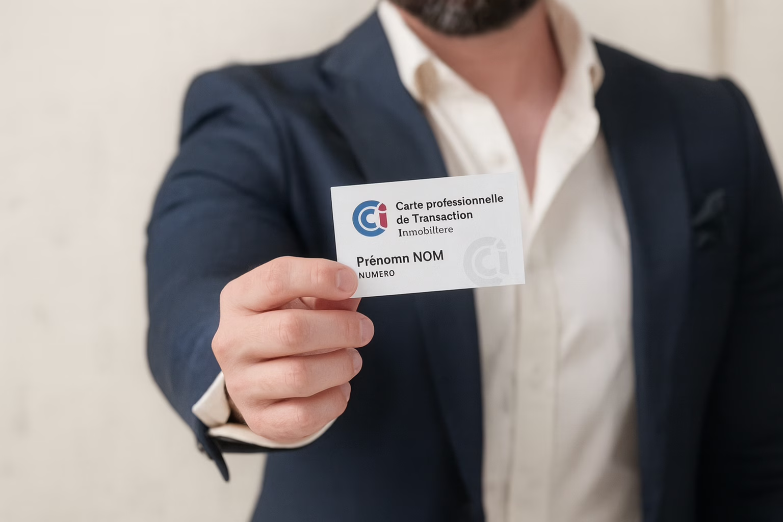 Carte professionnelle immobilière